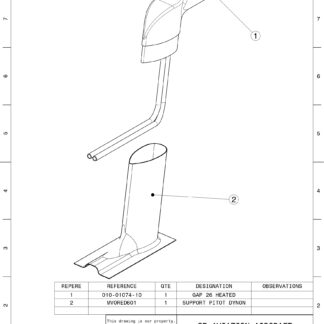 PITOT AVEC AOA (kit méca)