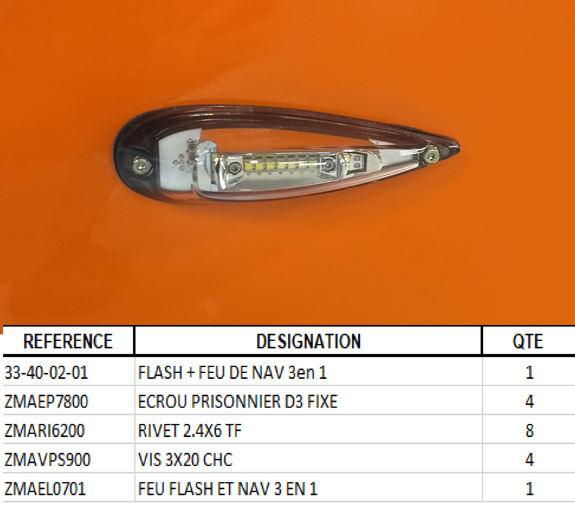 33-40-02-01 - OPTION FEU FLASH ET NAV 4S
